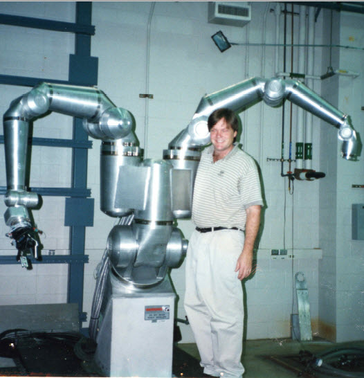 Rich with two-arm robot circa 1990