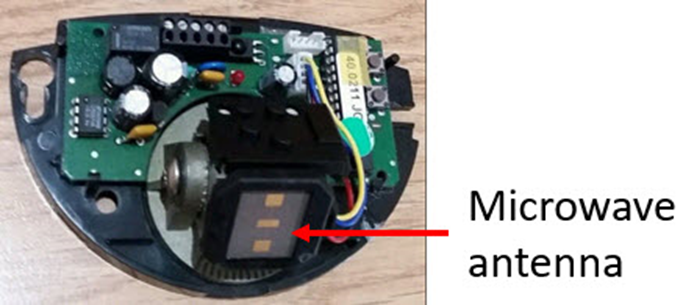 Automatic door motion sensor